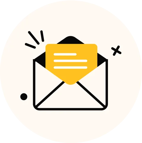 Icône enveloppe - inscription à la newsletter Smart Panneau