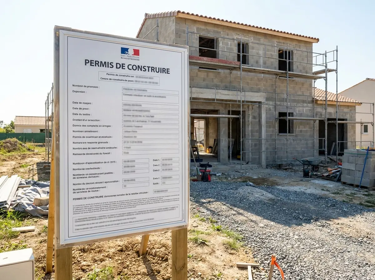 Panneau d'affichage permis de construire - Smart Panneau