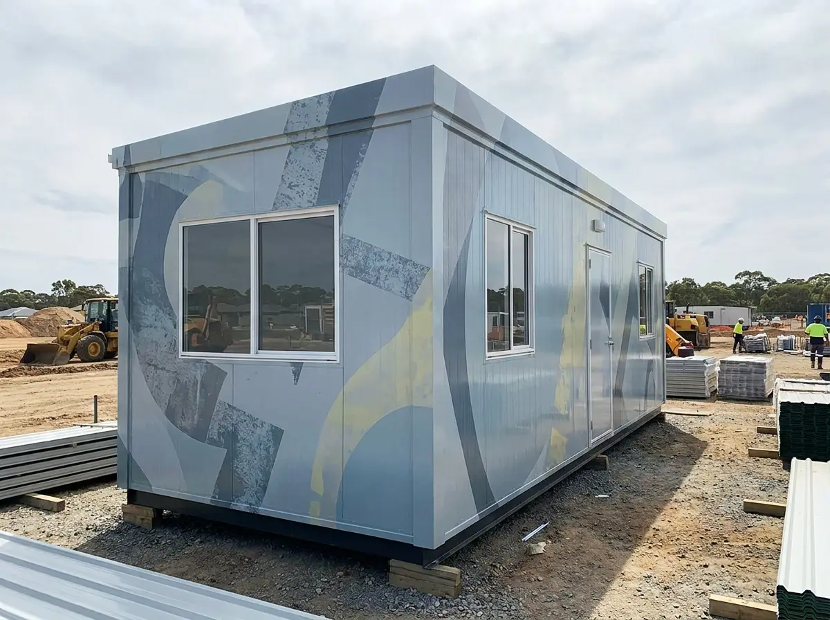 Adhésif de bungalow de chantier personnalisé - Smart Panneau